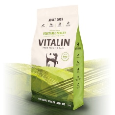 Vitalin Adult Dog Food Vegetable Medley