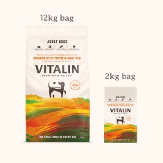Vitalin Grain Free Adult Dog Food Chicken with Thyme & Root Veg