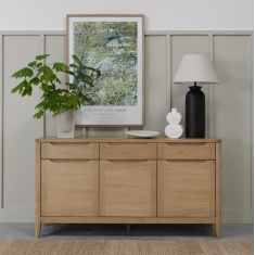 Jasper Oak Wide Sideboard Jasper Oak Wide Sideboard