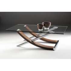 Tusk Rectangular Glass Coffee Table
