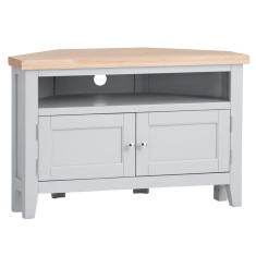 Easton Corner TV Unit - Grey