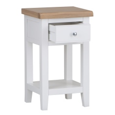 Easton Lamp Table - White