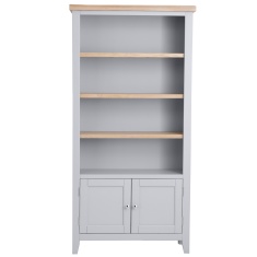 Easton Large Wide Bookcase - Grey