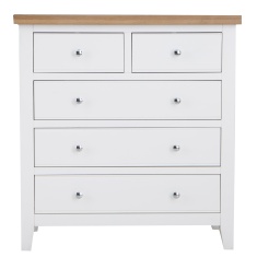 Easton 2 Over 3 Chest of Drawers - White