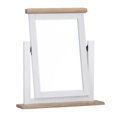 Easton Trinket Mirror - White