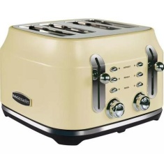 Rangemaster RMCL4S201CM 4 Slice Toaster - Matte Cream