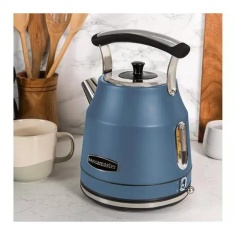 Rangemaster RMCLDK201SB Quiet Boil Traditional Kettle 1.7L - Stone Blue