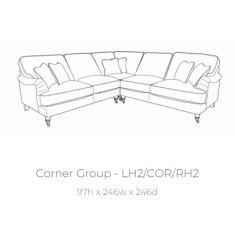 Lorelai 5 Seater Corner Sofa