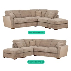 Franklin 4 Seater Standard Back Corner Sofa Bed With Footstool