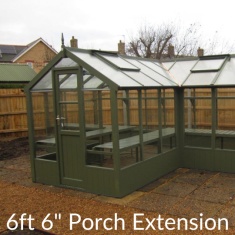 Porch Extension For The Swallow Swan Greenhouse