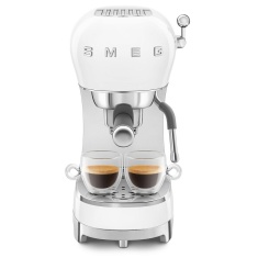 Smeg ECF02WHUK Espresso Coffee Machine 1L - White