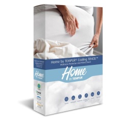 Tempur Cooling TENCEL™ Mattress Protector & Fitted Sheet - White