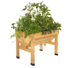 VegTrug Small Classic Raised Planter - Natural Wood VegTrug Small Classic Raised Planter - Natural Wood