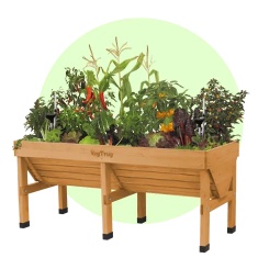 VegTrug Medium Classic Raised Planter - Natural Wood