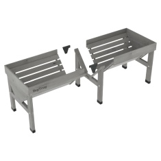 VegTrug Medium Classic Raised Planter - Grey Wash Wood