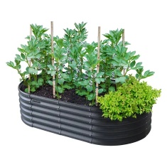 VegTrug Vegtub Modular Metal Raised Bed Kit - Charcoal VegTrug Vegtub Modular Metal Raised Bed Kit - Charcoal