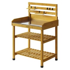 VegTrug Potting Table - Natural Wood