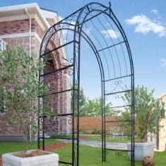 VegTrug Flower Garden Arch - Black