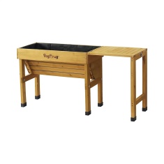 VegTrug FSC 100% Wall Hugger Side Table - Natural Wood