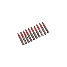 Amtech 10 Piece 50mm Non-Slip Pozi Drive Bit Set