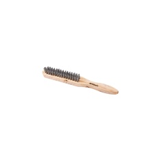 Amtech 4 Row Wire Brush With Wooden Handle Amtech 4 Row Wire Brush With Wooden Handle