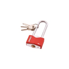 Amtech Long Shackle Rhombic Chrome Plated Iron Padlock