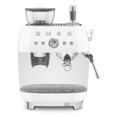 Smeg EGF03WHUK 50S Style Retro EGF03 Bean-To-Cup Espresso Coffee Machine - White