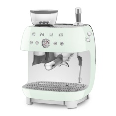 Smeg EGF03PGUK 50S Style Retro Bean-To-Cup Espresso Coffee Machine - Pastel Green