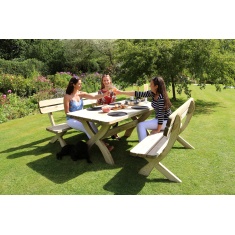 Zest Garden Harriet Wooden Dining Set