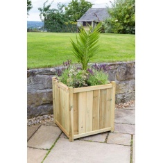 Zest Garden Holywell Wooden Planter - Large Zest Garden Holywell Wooden Planter - Large
