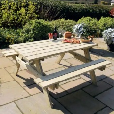 Zest Garden Laura Wooden Picnic Table