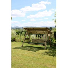 Zest Garden Miami 3 Seater Wooden Swing