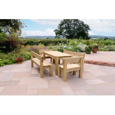 Zest Garden Philippa Wooden Dining Set