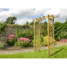 Zest Garden Sunset Wooden Arch