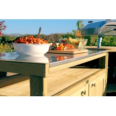 Zest Garden Terazza Wooden Outdoor Kitchen - Double Unit