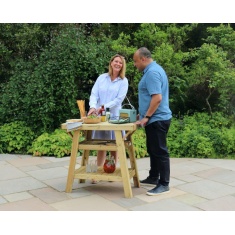 Zest Garden Wooden BBQ Side Table