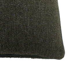 Boucle Natural Cushion - Olive