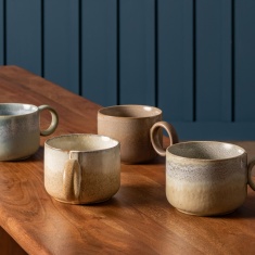 Hug Mugs Set of 2 - Earthy Tones