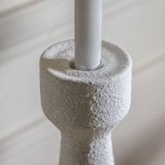 Luna Set of 2 Candlesticks - White