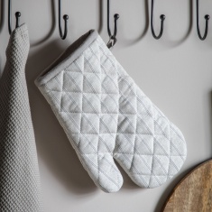 Natural Stripe Single Oven Glove