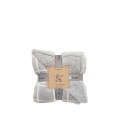 Window Payne Luxurious Sherpa Throw 152x177cm - Grey