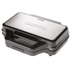 Daewoo SDA1389GE Deep Fill 2 Portion Sandwich Maker - Stainless Steel Daewoo SDA1389GE Deep Fill 2 Portion Sandwich Maker - Stainless Steel