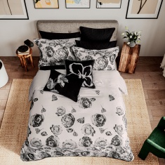 Ted Baker Mono Floral Duvet Cover Set