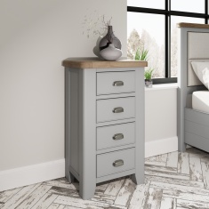 Hexham Painted Grey 4 Drawer Chest