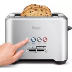 Sage BTA720 The Bit More 2 Slice Toaster - Stainless Steel