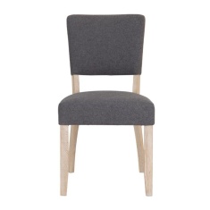 Clevedon Fabric Dining Chair - Grey