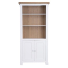 Clevedon Large Bookcase - White/Oak