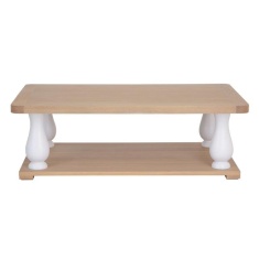 Clevedon Large Coffee Table - White/Oak