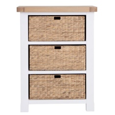 Clevedon Shoe Storage Chest - White/Oak