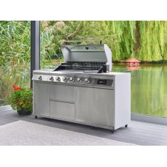 Grillstream Pro Island 6 Burner Hybrid Gas Barbecue
